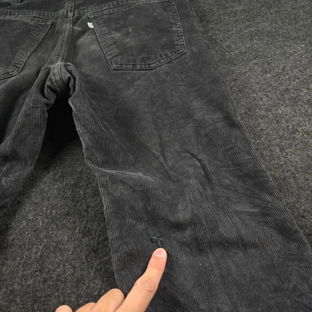 Vtg 70s Levis Mens Corduroy Pants (Fits32x30) Straight Leg Ribbed Talon 33x32